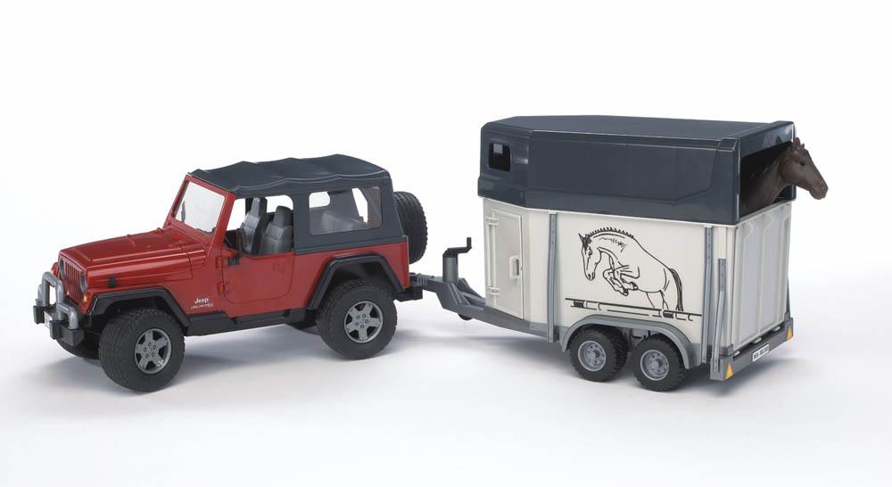 Schleich jeep trailer & horse bundle #4